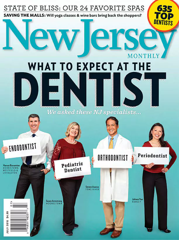 MEET OUR 2018's TOP DENTIST AS PER NEW JERSEY MONTHLY MAGAZINE